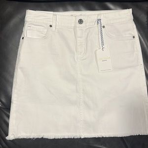 NWT Tommy Bahama Ella Twirl White Denim Skirt